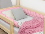 Handgemaakte gevlochten bedbeschermer voor kinderen - Afbeelding 3