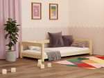 Houten eenpersoons kinderbed STUDY met open instap