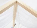 Luchtige mousseline bedhemel TERY met voorscherm voor kinderbed - Afbeelding 6