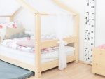Luchtig mousseline dak voor kinderbed met zijbescherming - Afbeelding 5
