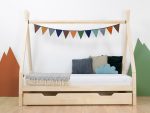 NAKANA tipi kinderbed van hout - Afbeelding 3