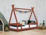 Tipi kinderbed NAKANA van hout met vaste veiligheidsbarrière - Afbeelding 11
