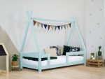 Tipi kinderbed NAKANA van hout met vaste veiligheidsbarrière - Afbeelding 15