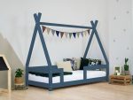 Tipi kinderbed NAKANA van hout met vaste veiligheidsbarrière - Afbeelding 16