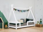 Tipi kinderbed NAKANA van hout met vaste veiligheidsbarrière - Afbeelding 7