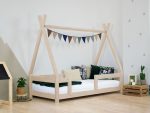 Tipi kinderbed NAKANA van hout met vaste veiligheidsbarrière - Afbeelding 10