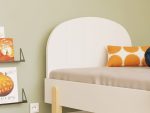 Eenpersoonsbed NOVA voor kinderen met rond hoofdeinde 90x200 cm in Scandinavisch design - Afbeelding 2