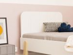 Eenpersoons kinderbed NOVA met rechthoekig hoofdeinde 90x200cm in Scandinavisch design - Afbeelding 3