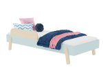 NOVA kinder eenpersoonsbed met zijwand 90x200cm in Scandinavisch design - Afbeelding 2