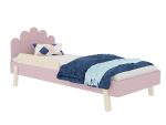 NOVA kinderbed, eenpersoons, met gebogen hoofdeinde en zijwand 90x200cm in Scandinavisch design - Afbeelding 2