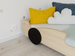 Kinderbed SPEEDY in de vorm van een Formule 1-auto van massief hout - Afbeelding 2