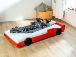 Kinderbed SPEEDY in de vorm van een Formule 1-auto van massief hout - Afbeelding 7