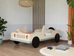 Autobed SAFARI in jeepmorm van massief hout 80x160 cm - Afbeelding 7