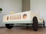 Autobed SAFARI in jeepmorm van massief hout 80x160 cm - Afbeelding 3
