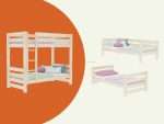 Stapelbed voor kinderen ATLAS - massief hout 90x200 cm - Afbeelding 3
