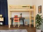 Houten hoogslaper MAKALU voor kinderen – 90x200 cm - Afbeelding 3
