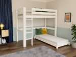 Houten hoogslaper MAKALU voor kinderen – 90x200 cm - Afbeelding 4