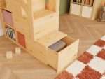 Houten hoogslaper MAKALU met opbergladder - Afbeelding 6