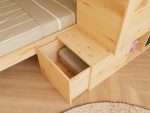 Houten stapelbed ATLAS met vooraan geplaatste opbergtrap - Afbeelding 8