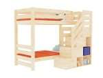 Houten stapelbed ATLAS met vooraan geplaatste opbergtrap - Afbeelding 4