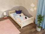 Laag kinderbed BOBY van hout met hoofd- en voeteneinde - Afbeelding 2