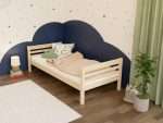 Verhoogd kinderbed BOBY van hout met hoofd- en voeteneinde - Afbeelding 4