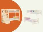 Houten stapelbed ATLAS met zijwaartse opbergladder - Afbeelding 3