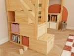Houten hoogslaper MAKALU met opbergladder - Afbeelding 5